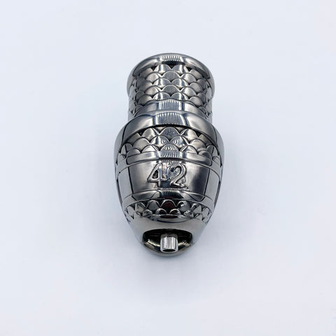 Bijou, Titanium, Scala, Full Coverage, Lettering, Top View