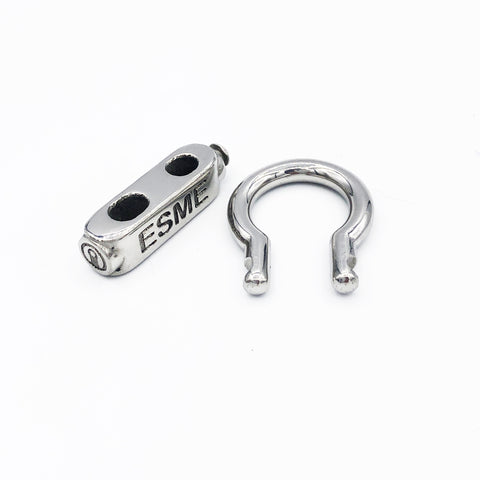 Shackle, Steel, Lettering, Apart
