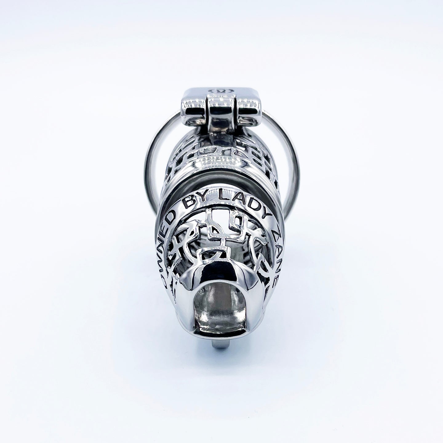 Orion, Steel, Bauhaus, Leash Loop, Lettering, Front