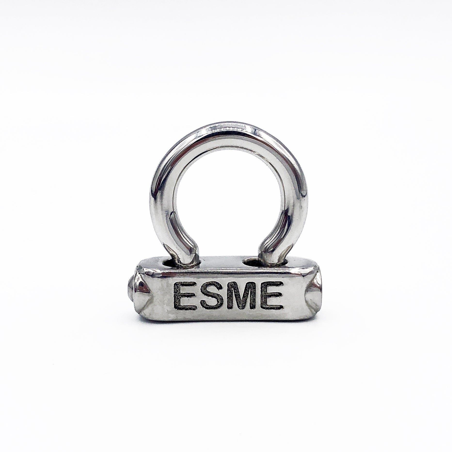 Shackle, Steel, Lettering, Front