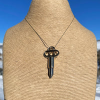 Solid Brass Decorative Key Handle Blue Sky